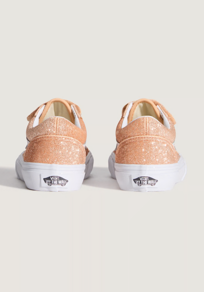 Vans Old Skool V GLITTER Apricot Glow