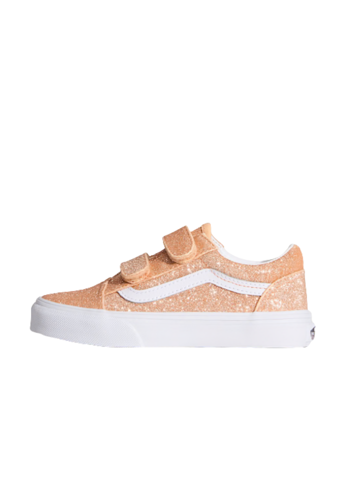 Vans Old Skool V GLITTER Apricot Glow