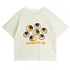 Mini Rodini Eyes short sleeve tee – Off‑White