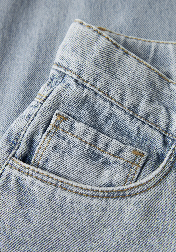Name It NKFROSE WIDE HEART STUDS JEANS 2021-ZA D Light Blue Denim