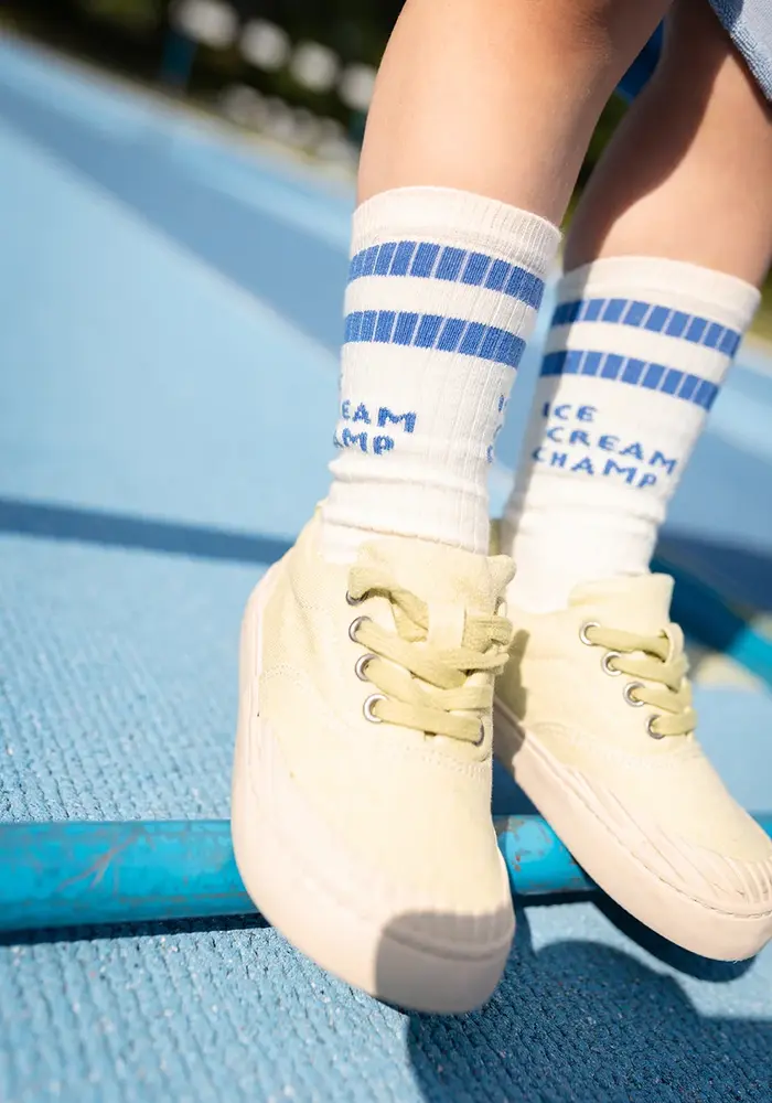 Sproet & Sprout Socks ice cream champ off-white