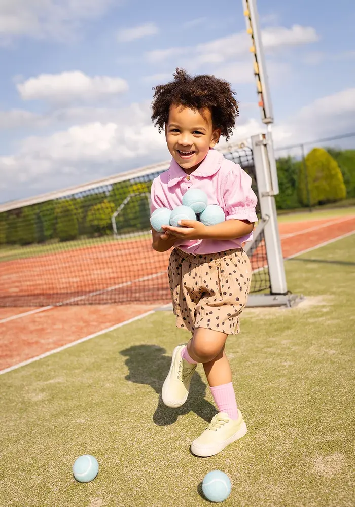 Sproet & Sprout Ruffle blouse pink