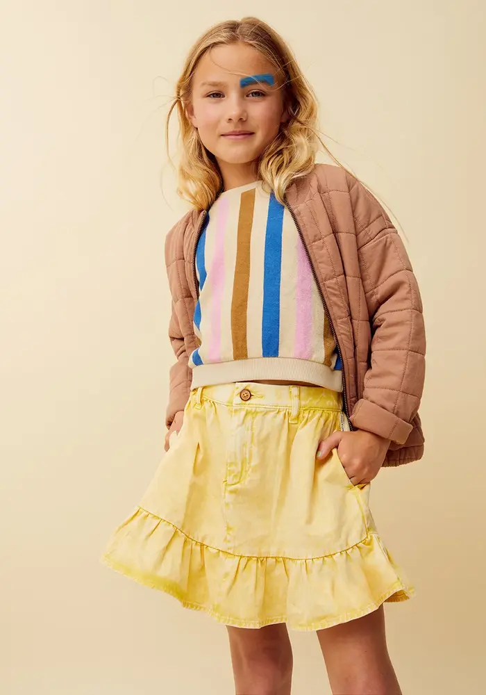 Sproet & Sprout Denim peplum skirt