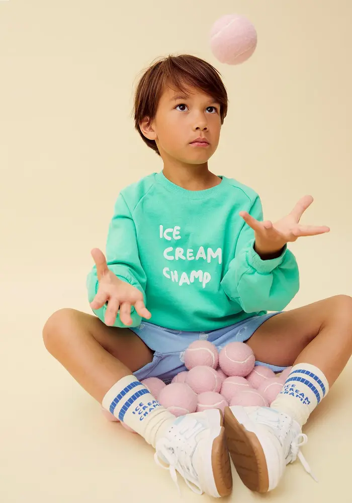 Sproet & Sprout Raglan sweatshirt ice cream champ