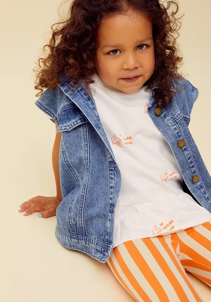 Sproet & Sprout Peplum T-shirt ice cream print