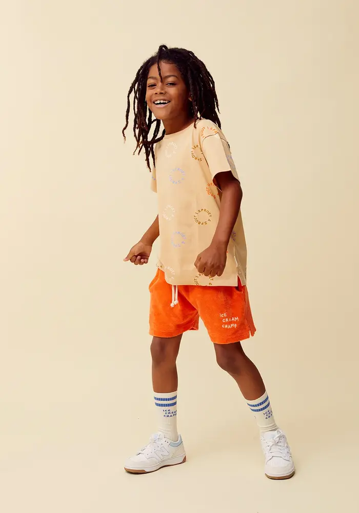 Sproet & Sprout Terry shorts orange sprint