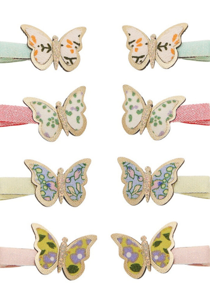 Mimi & Lula Floral butterfly mini clips