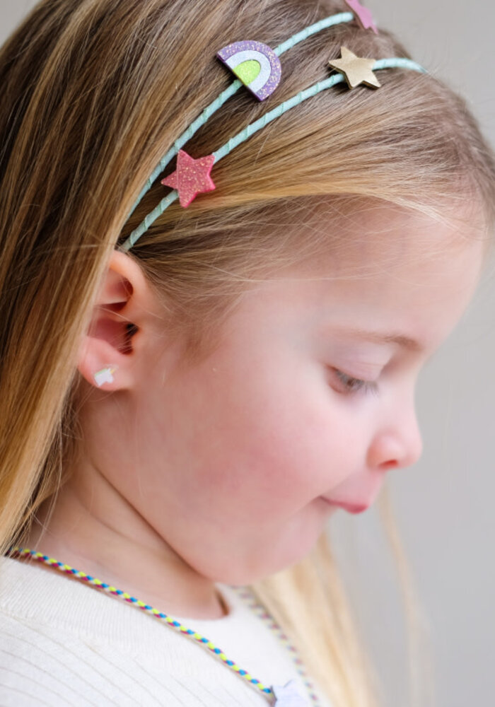 Mimi & Lula Unicorn stick on earrings