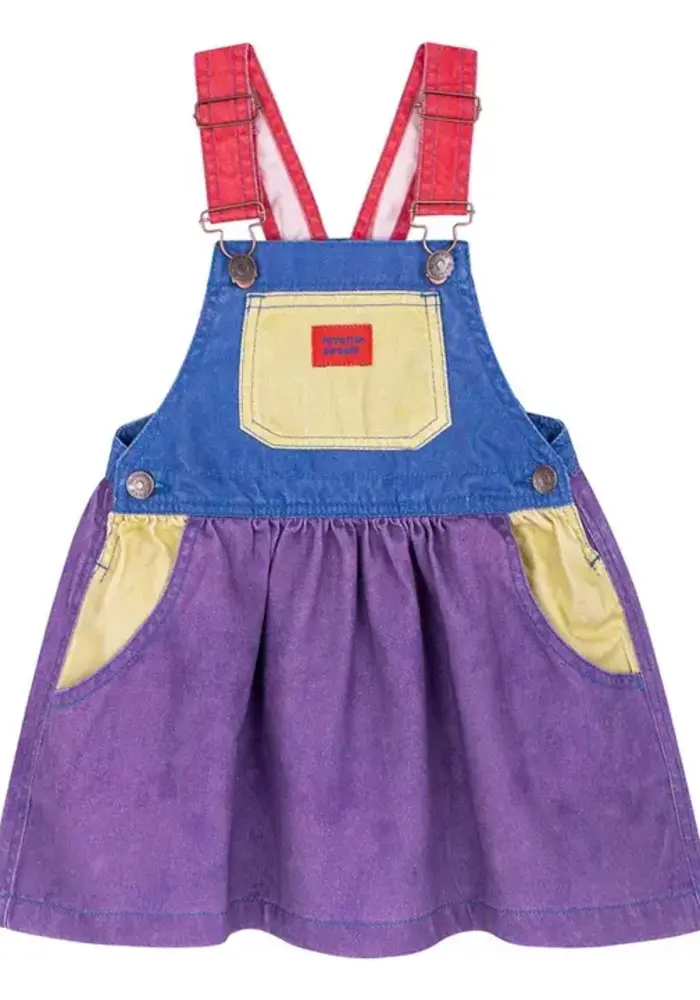 Favorite People MOZZERELLA SKIRT OVERALLS COLOR BLOCK