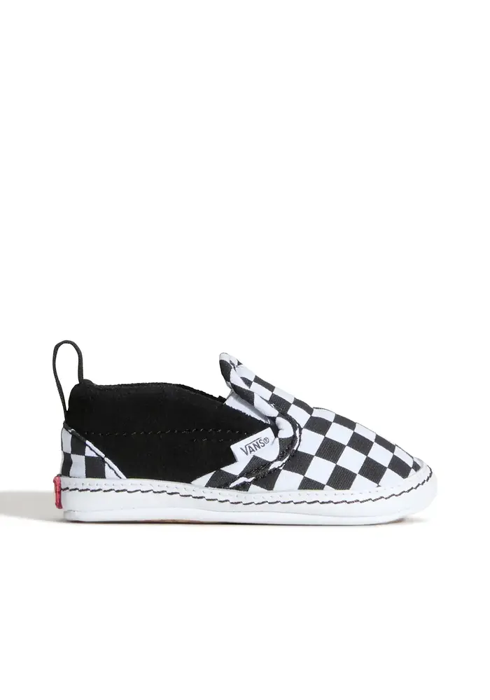 Vans IN Slip-On V Crib (Checker) Black/TrueWhite