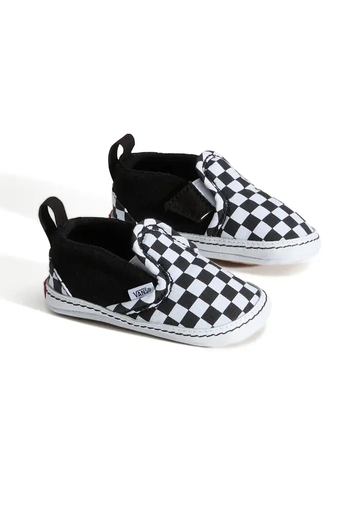 Vans IN Slip-On V Crib (Checker) Black/TrueWhite