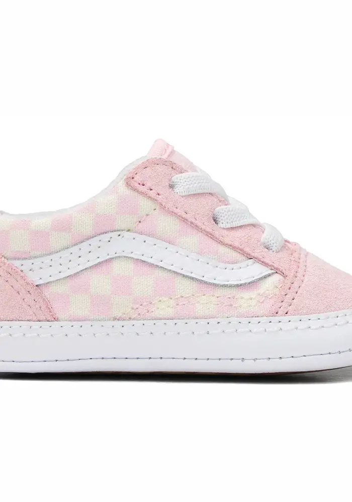 Vans Old Skool Crib CHECKERBOARD PASTEL PINK