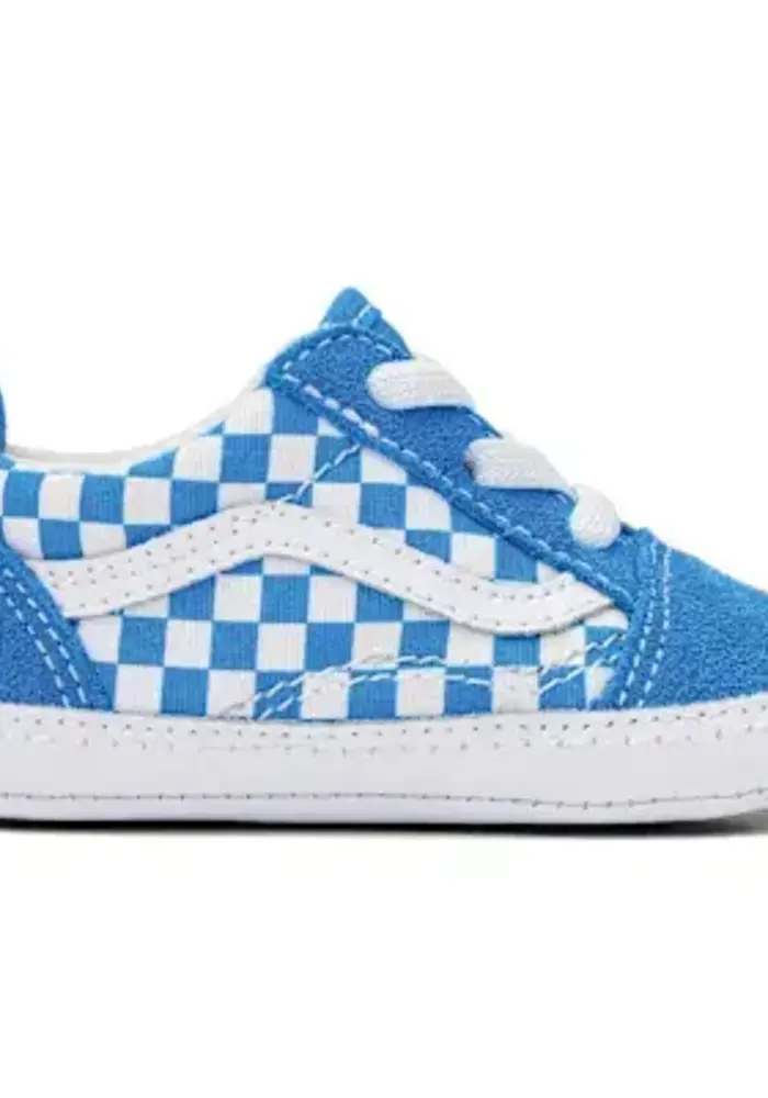 Vans Old Skool Crib COLOR THEORY CHECKERBOARD Bright Azure