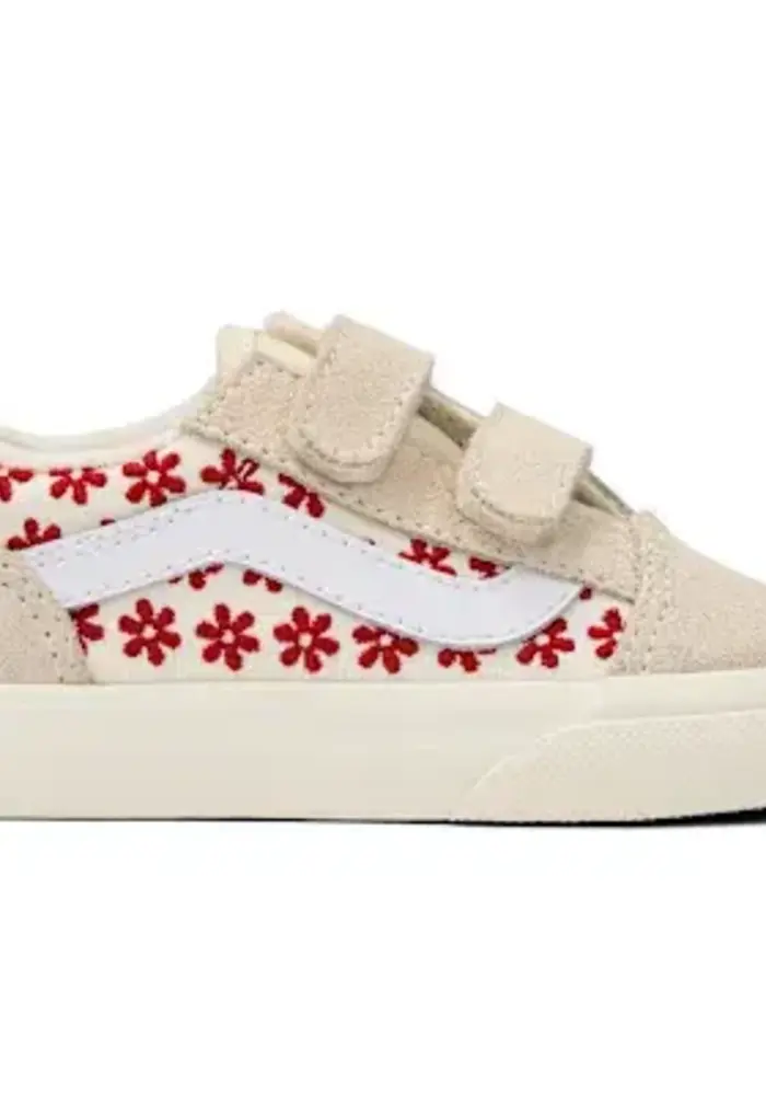 Vans Old Skool V Chantilly Floral RACING RED