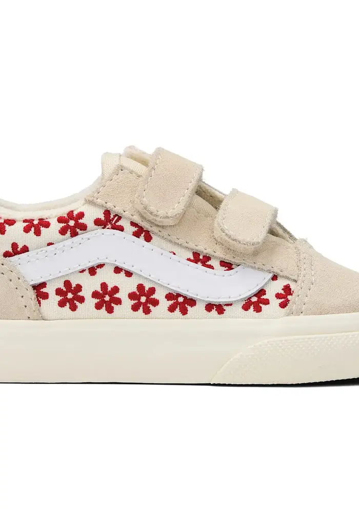 Vans Old Skool V Chantilly Floral RACING RED