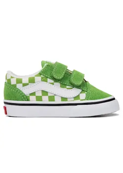 Vans Vans Old Skool V COLOR THEORY CHECKERBOARD Lime Burst