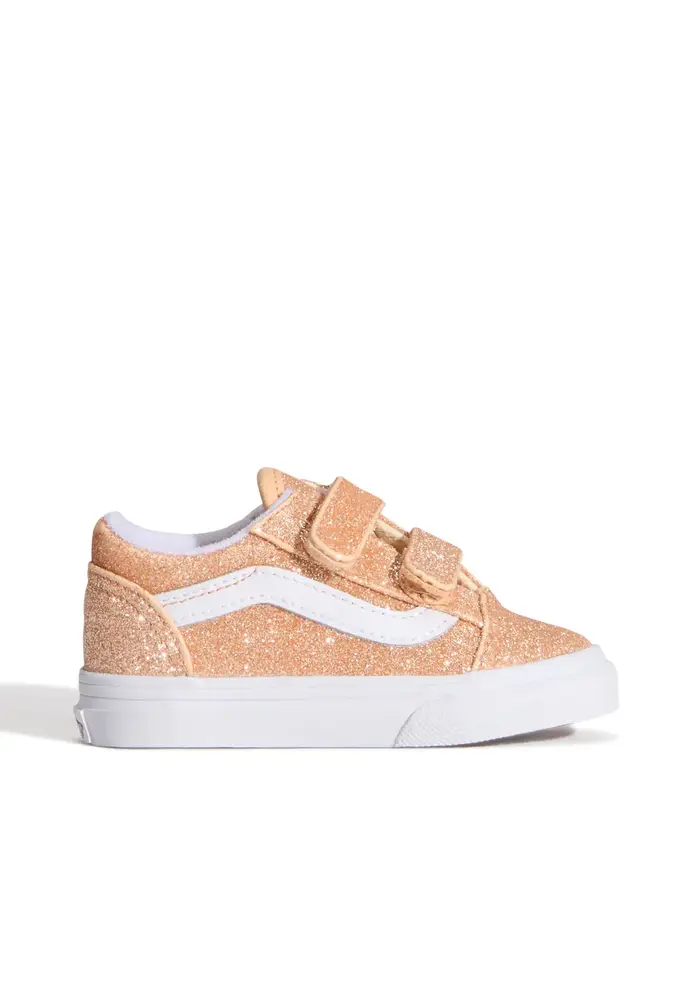 Vans Old Skool V GLITTER Apricot Glow