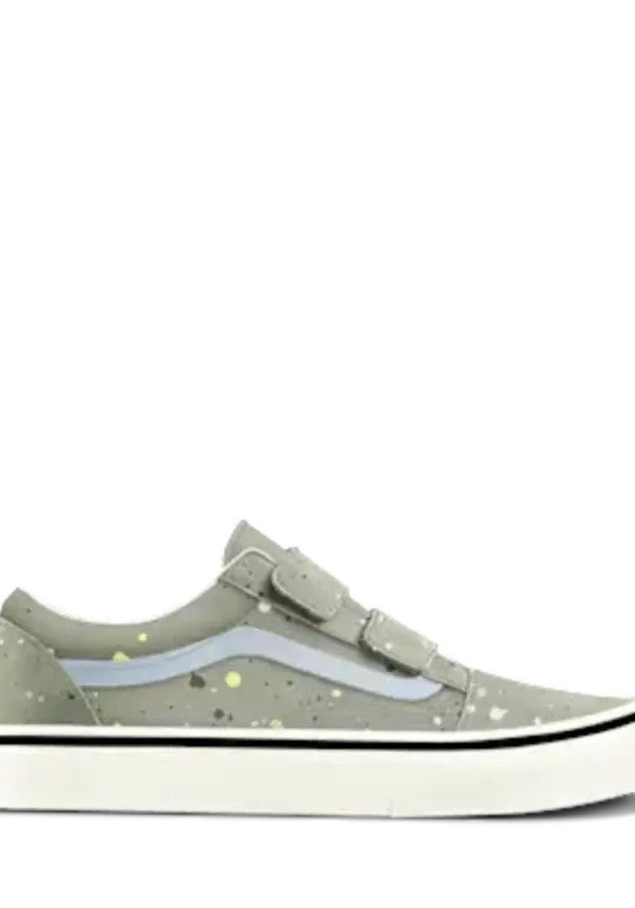 Vans Old Skool V PAINT SPLATTER Soft Sage