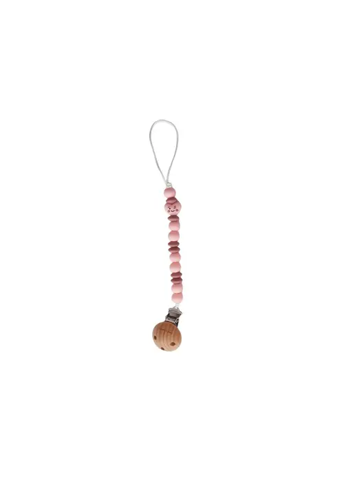 Chewies & More Chewies & More Speenkoord - Sweet Heart | Clip - Pink