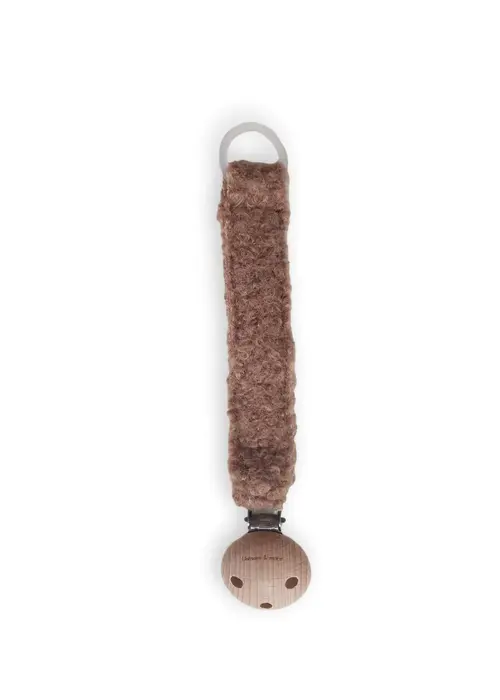 Chewies & More Chewies & More Speenkoord - Animal | Teddy | Clip - Taupe