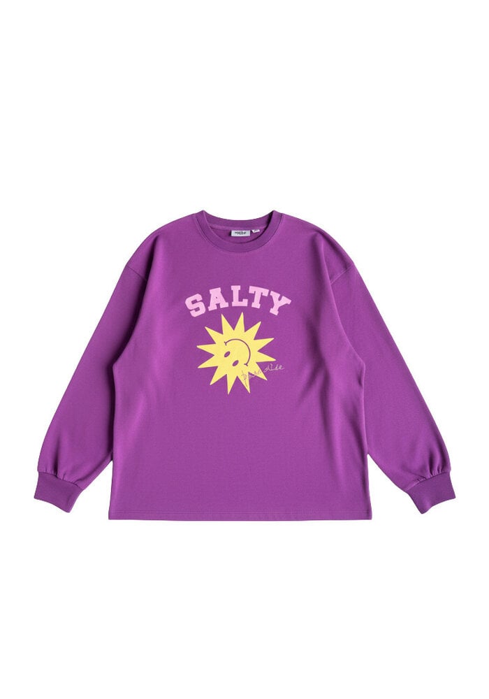 Salty Stitch - Salty Sun skater tee - Purple