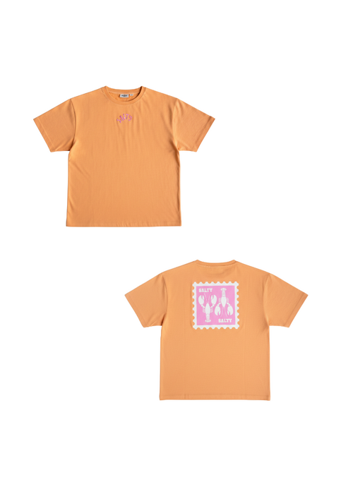 Salty Stitch Salty Stitch - Salty Lobster tee - Apricot