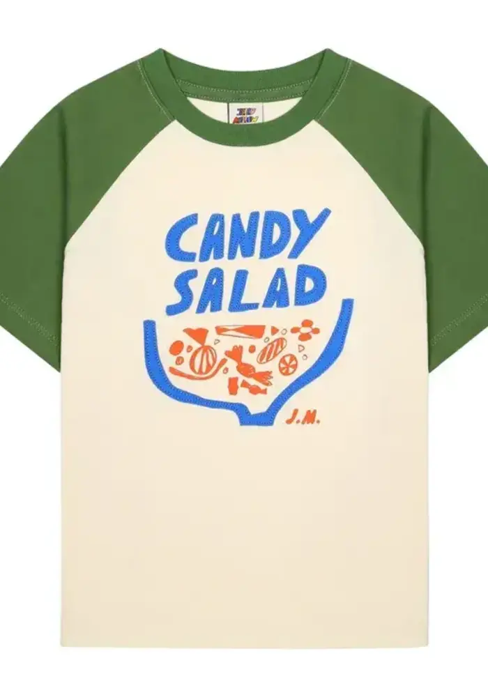 Jelly Mallow Candy Salad Applique T-shirt