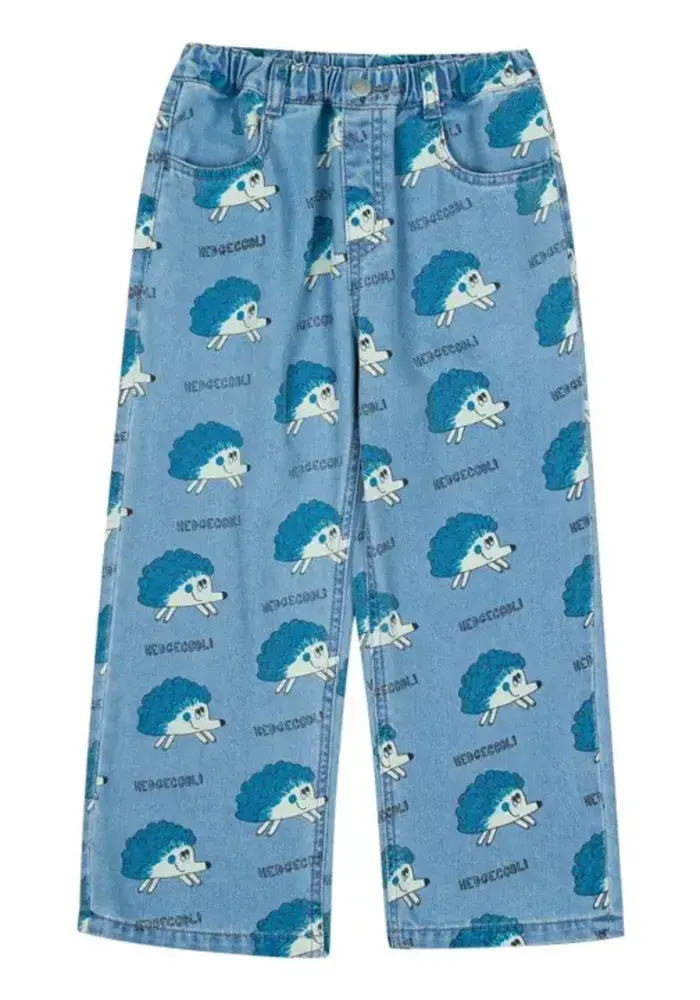 Jelly Mallow Hedgehog Denim Pants