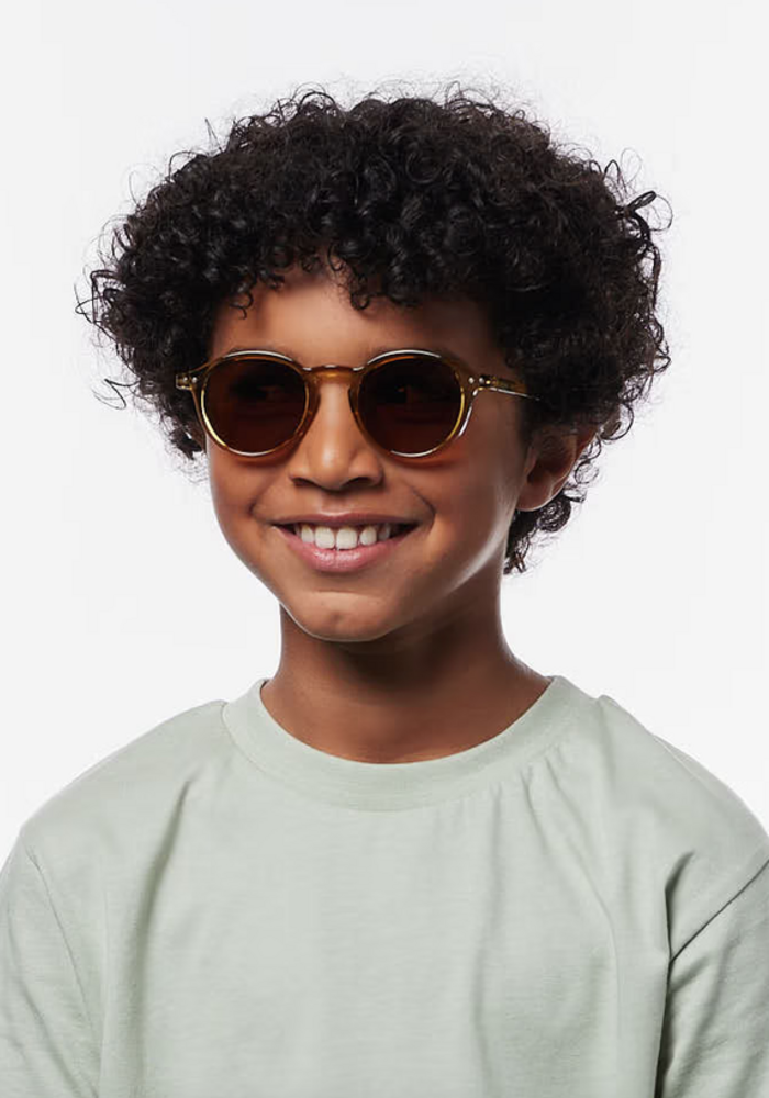 IZIPIZI JUNIOR SUN 7/11 #d Golden Green | Brown Glasses