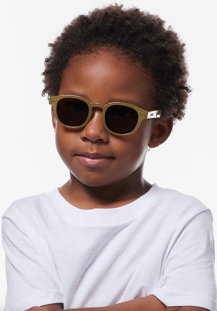 IZIPIZI KIDS 3/5 #c Olive | Brown Glasses