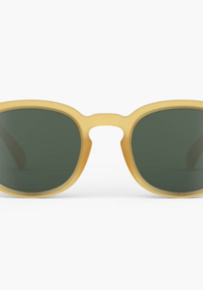 IZIPIZI KIDS 3/5 #c Yellow Honey | Green Glasses