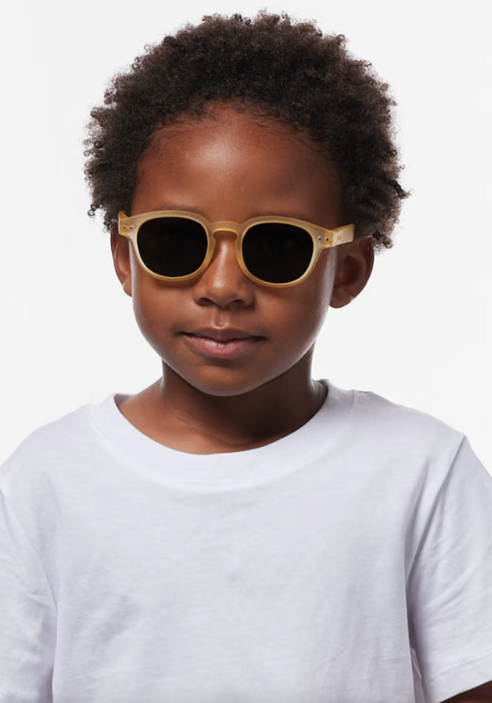 IZIPIZI KIDS 3/5 #c Yellow Honey | Green Glasses