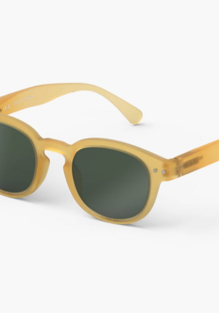 IZIPIZI KIDS 3/5 #c Yellow Honey | Green Glasses