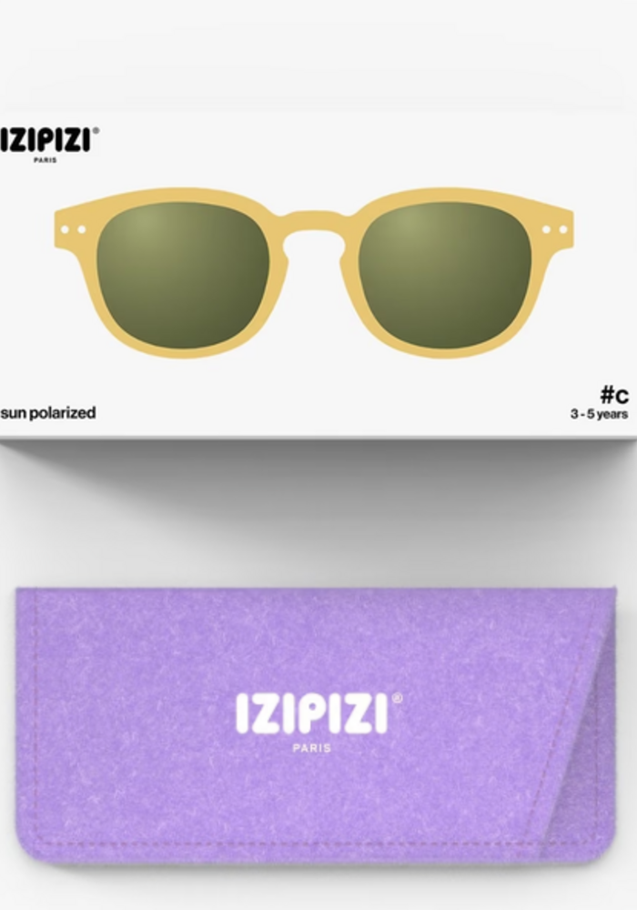 IZIPIZI KIDS 3/5 #c Yellow Honey | Green Glasses