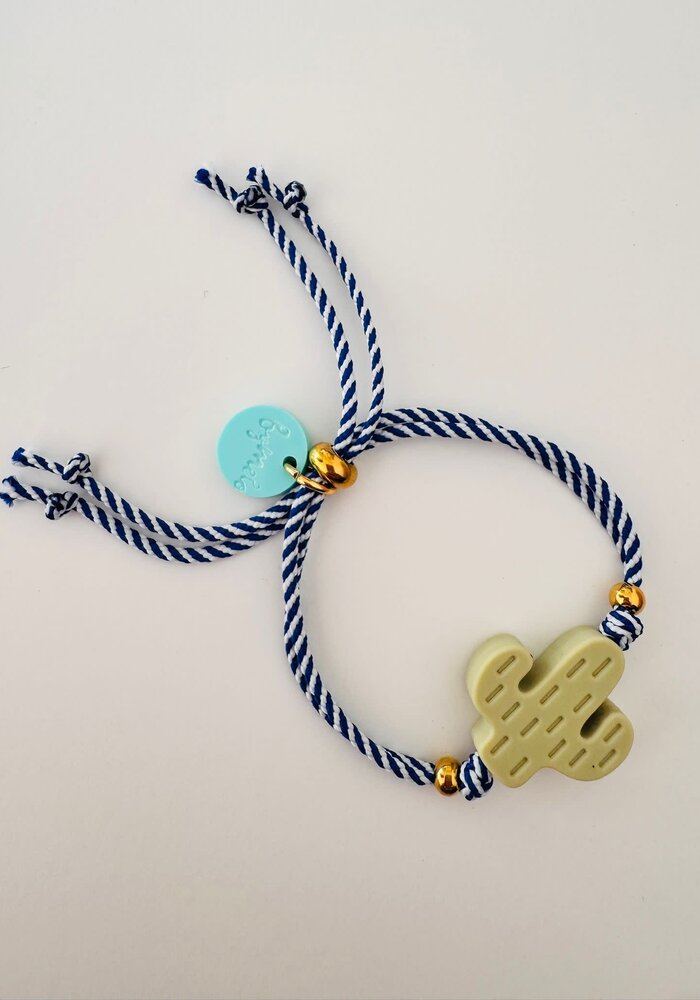 ByMelo Armbandje Cactus groen