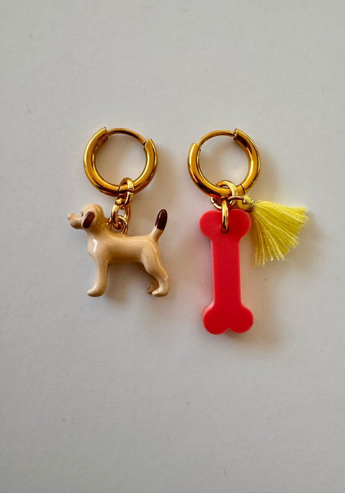 ByMelo Oorbellen hond/botje