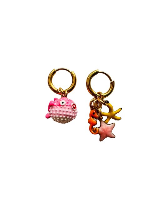 ByMelo ByMelo Oorbellen bolvis