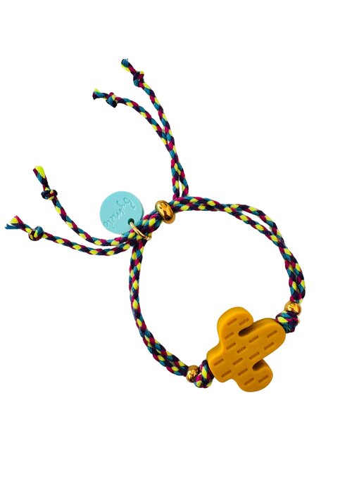 ByMelo ByMelo Armbandje Cactus okergeel