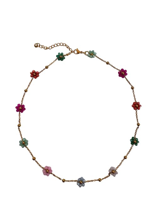 ByMelo ByMelo Ketting flower multicolor