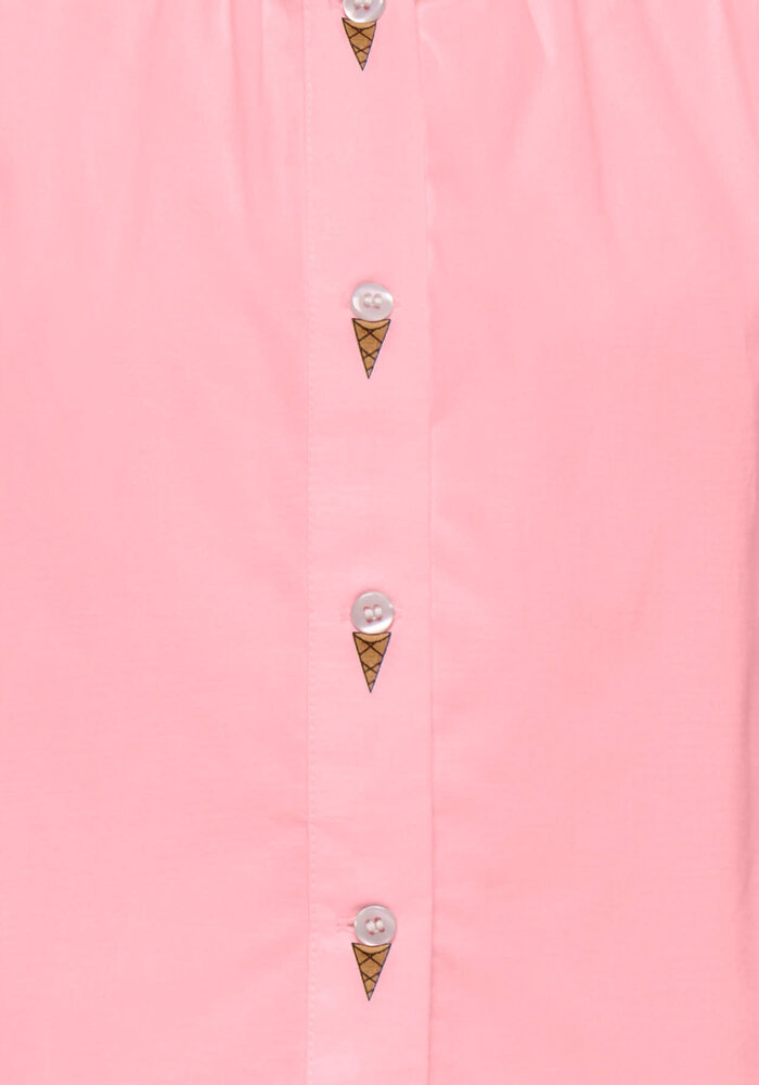 Only Kids KMGLINA MY SL SHIRT WVN Tickled Pink Icecream/Tickled Pink