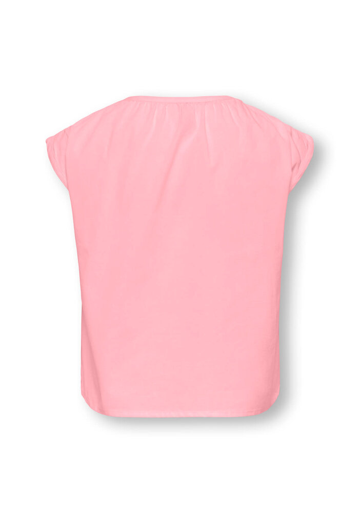 Only Kids KMGLINA MY SL SHIRT WVN Tickled Pink Icecream/Tickled Pink