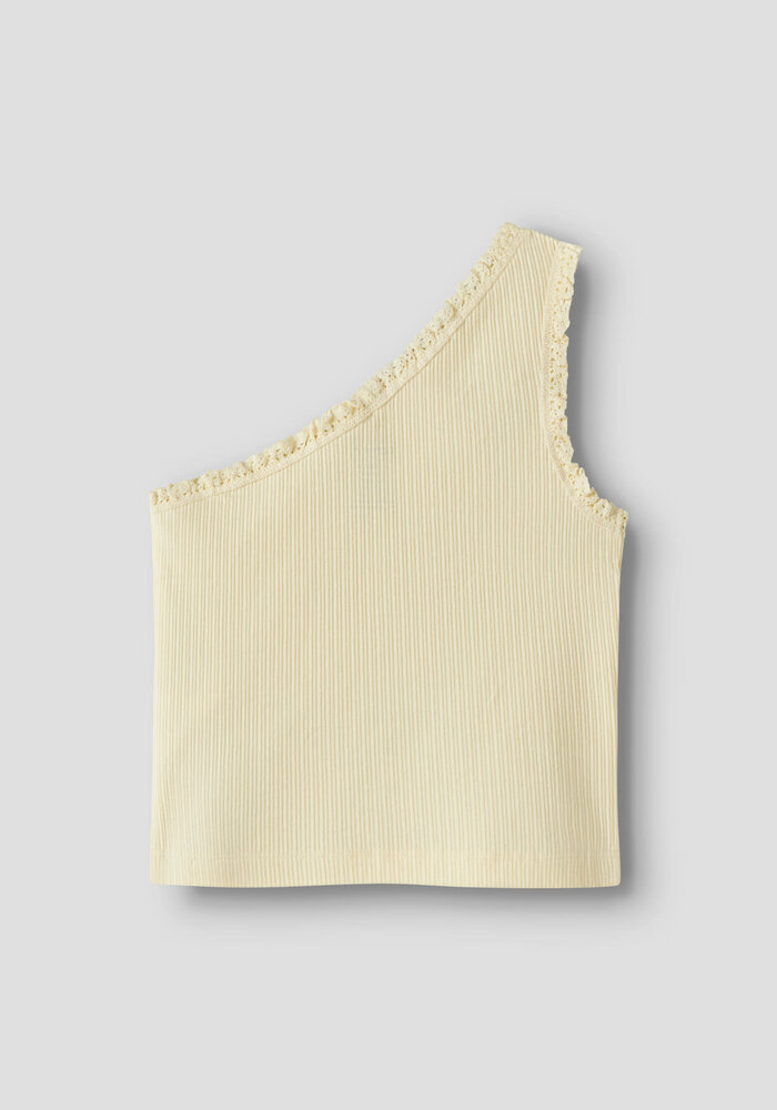 name it NKFJABINA ONESHOULDER SHORT TOP Pear Sorbet