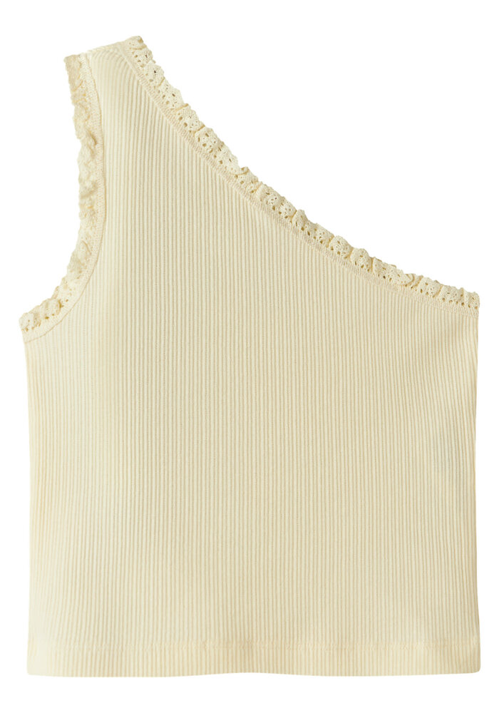 name it NKFJABINA ONESHOULDER SHORT TOP Pear Sorbet