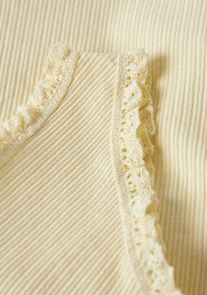 name it NKFJABINA ONESHOULDER SHORT TOP Pear Sorbet