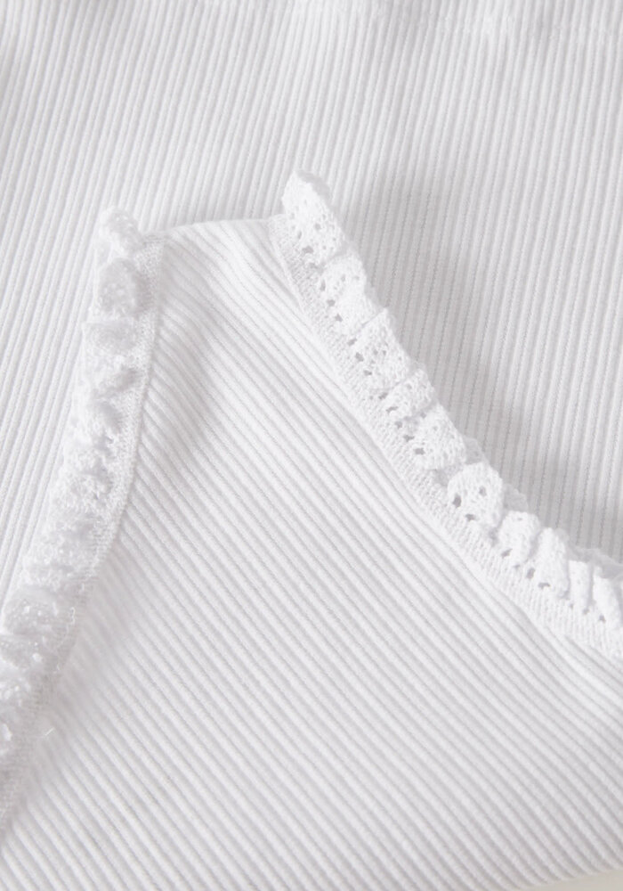 name it NKFJABINA ONESHOULDER SHORT TOP Bright White