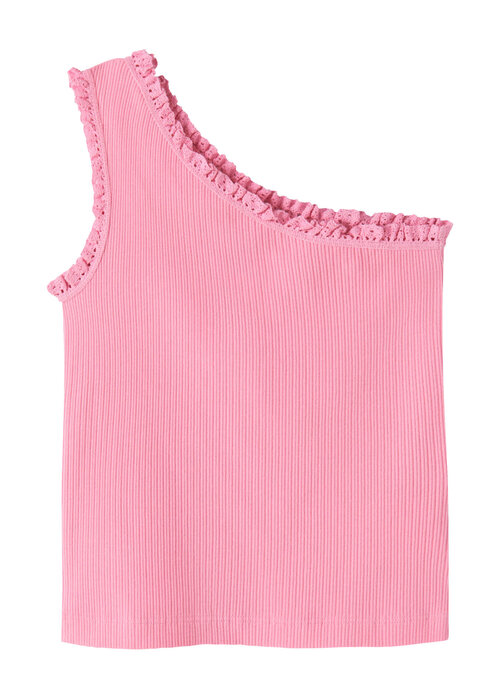 Name it name it NKFJABINA ONESHOULDER SHORT TOP Pink Drink