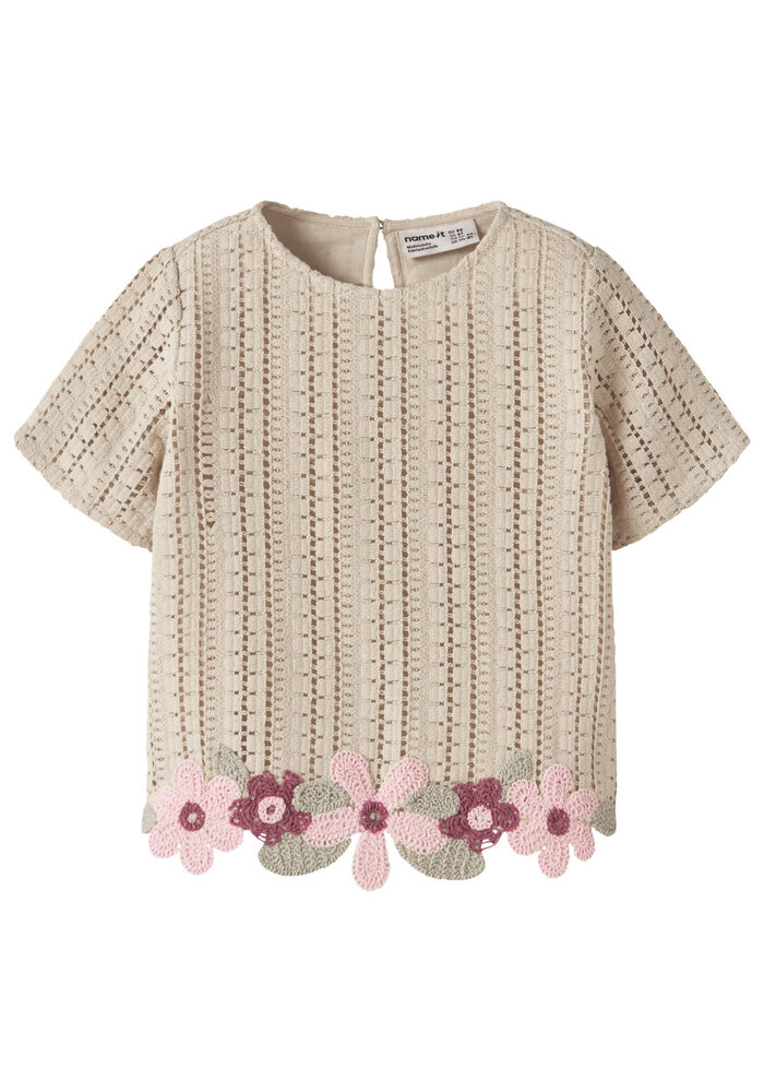 name it NMFHADIA SS TOP Almond Milk