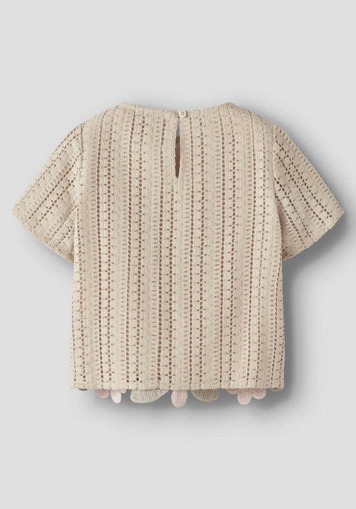 name it NMFHADIA SS TOP Almond Milk