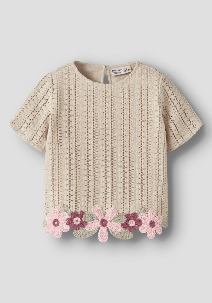 name it NMFHADIA SS TOP Almond Milk