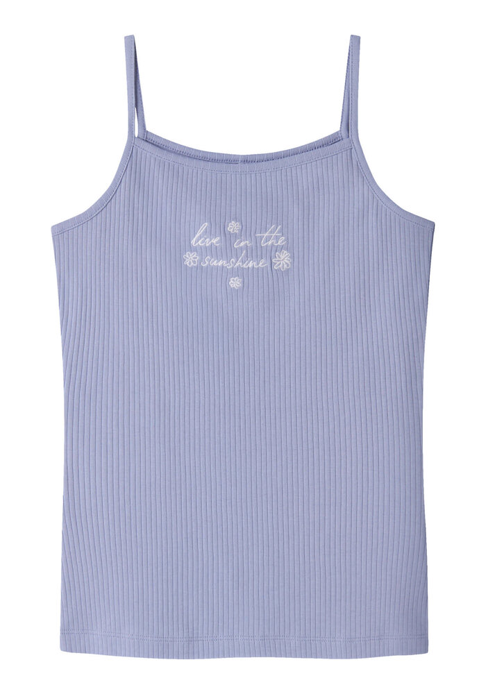 name it NKFJANIKO SL SHORT TOP BOX Purple Impression